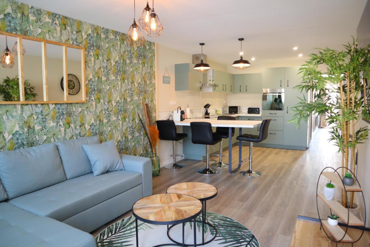 Appartement 1 Chambre Ambiance Tropicale - Centre De Bourbourg, Terrasse Privee Екстериор снимка